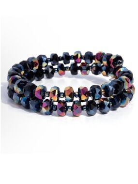 🆕 Paparazzi Seriously Stellar Black Wire Infinity Wrap Bracelet